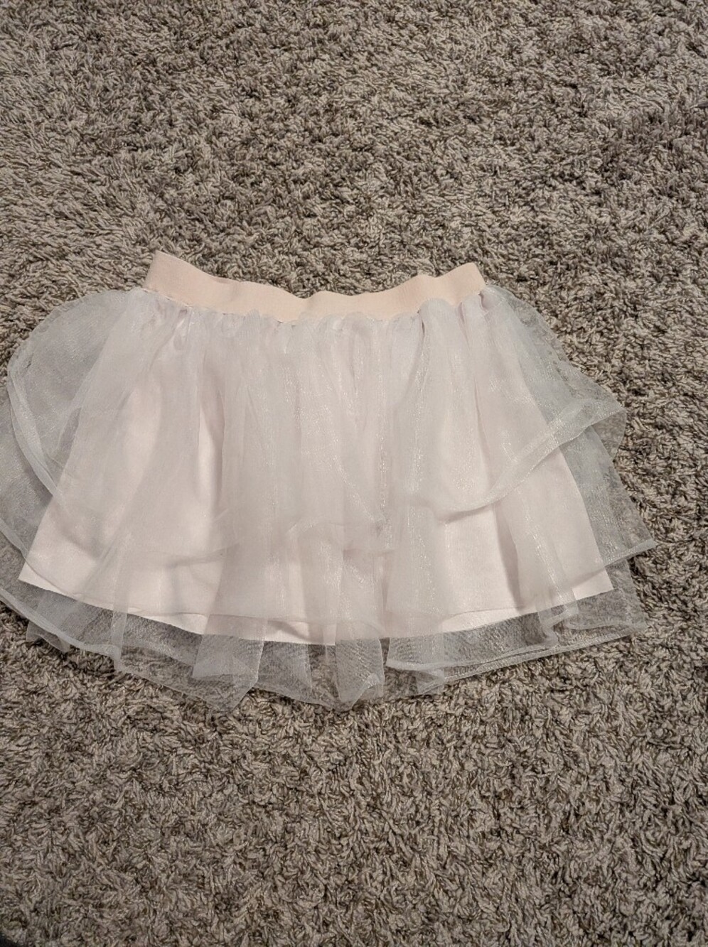 Spirit Light Pink Tulle Layered Mini Skirt